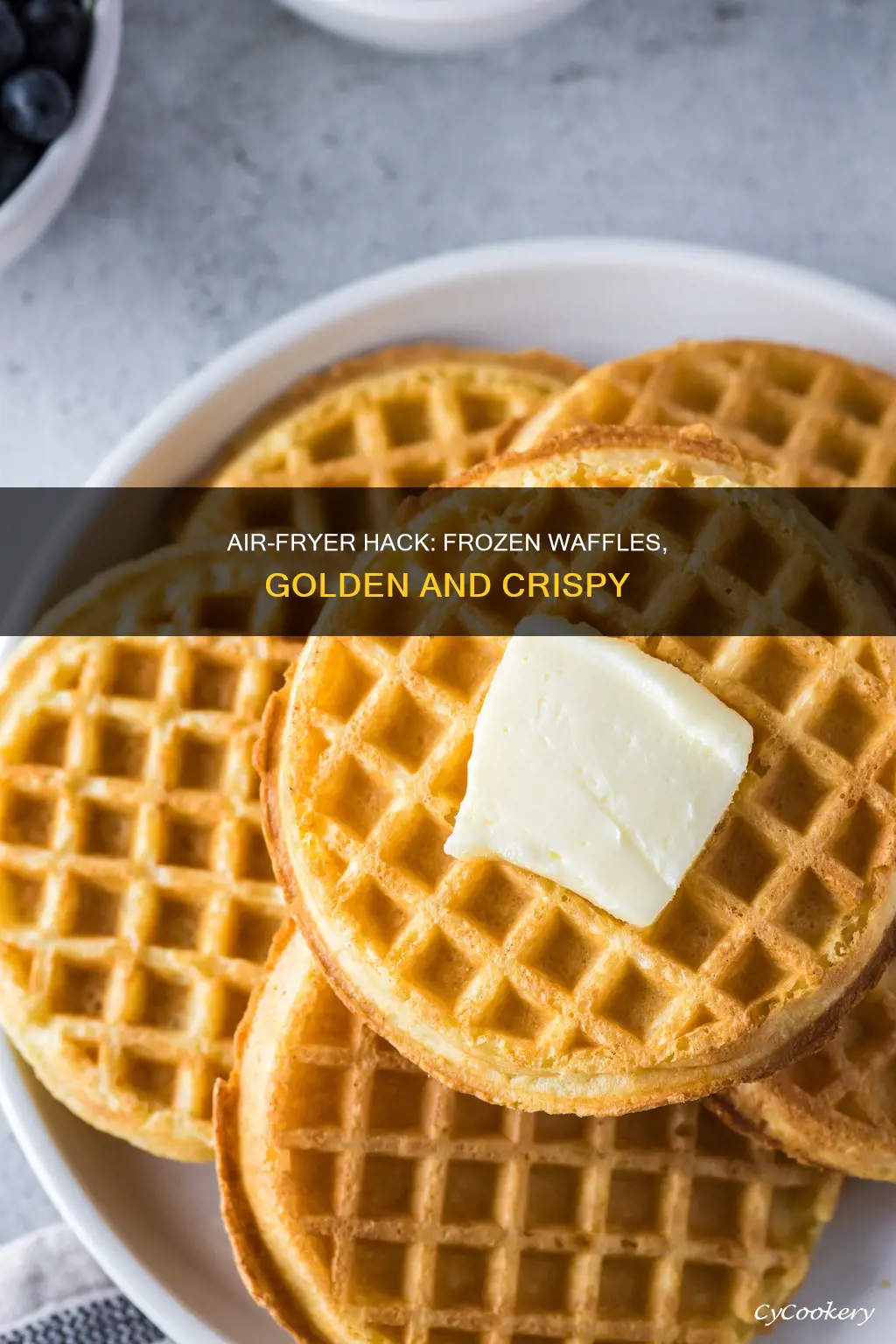 how to make frozen waffels ib air fryer