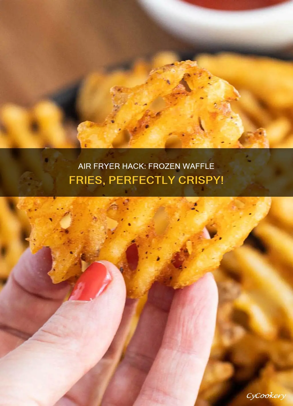 how to make frozen waffle fries in air fryer