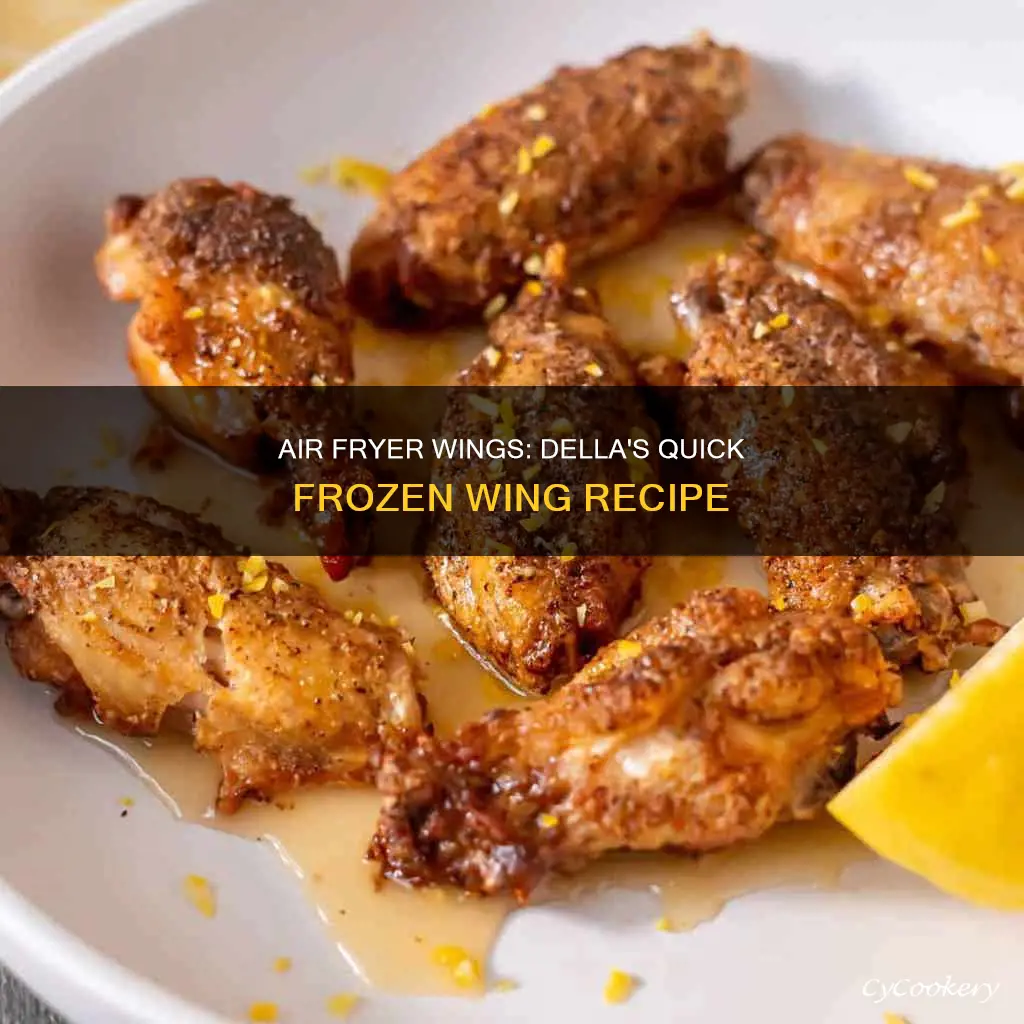 how to make frozen wings in the della air fryer