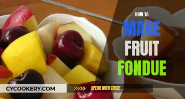 Creating a Sweet Fruit Fondue Spread