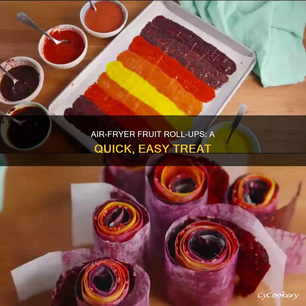 how to make fruit roll ups in air fryer