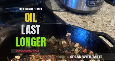 Extending Fryer Oil Life: Tips for Longer-Lasting Oil