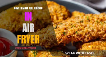 Air-Fried Chicken: A Quick, Crispy, and Juicy Delight