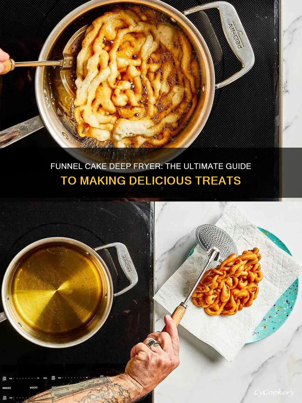 how to make funnel cake deep fryer