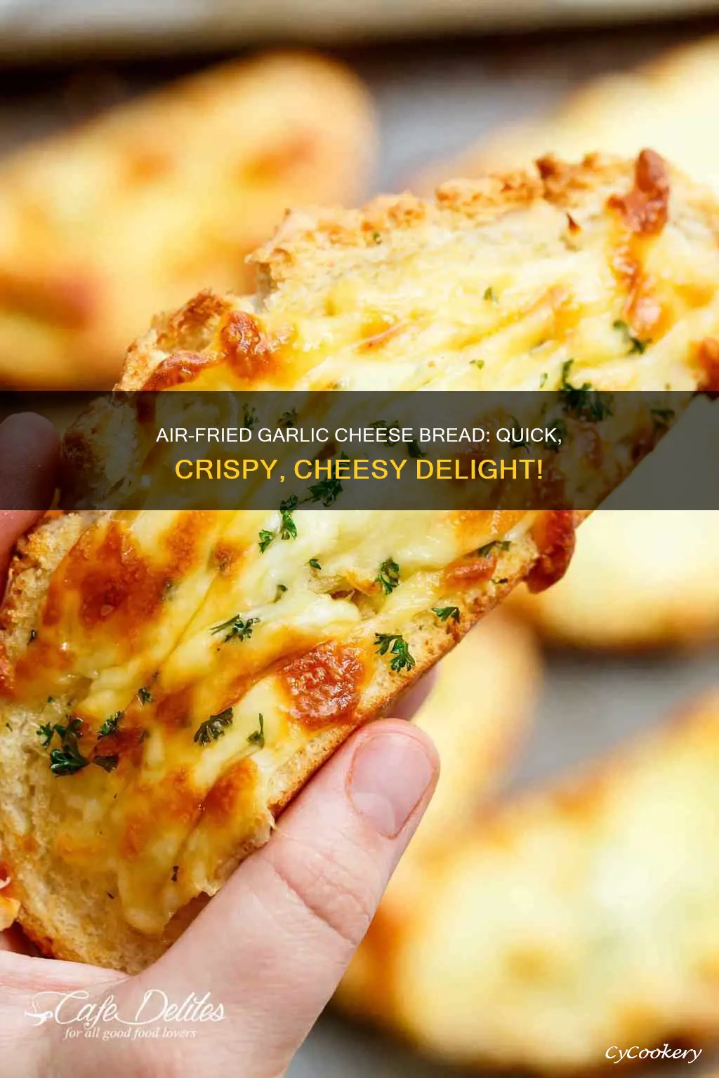 how to make garlic cheese bread in air fryer