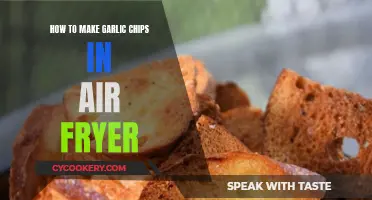 Air-Fryer Garlic Chips: A Quick, Crispy Treat