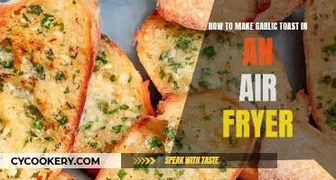 Air-Fryer Garlic Toast: Quick, Crispy, and Delicious!