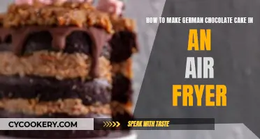 Air-Fried German Chocolate Cake: A Quick, Tasty Treat