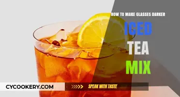 Perfectly Dark Iced Tea: Simple Glasses-Friendly Mix Recipe Guide