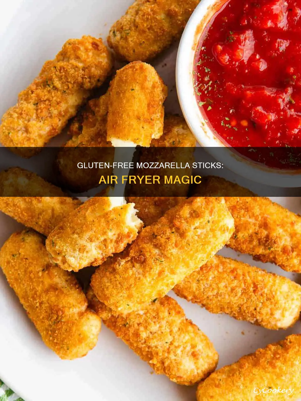 how to make gluten free mozzarella sticks in air fryer