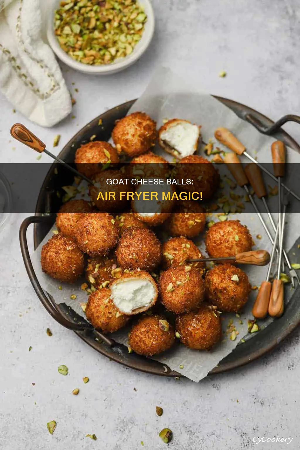 how to make goat cheese balls in air fryer