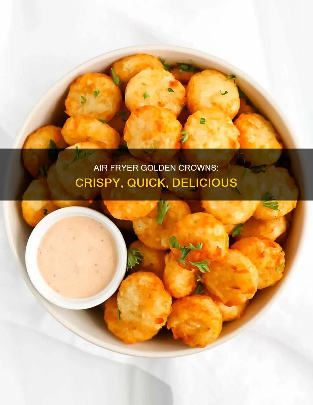 how to make golden crispy crowns in air fryer