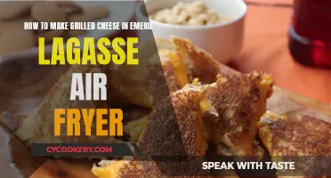 Air Fryer Grilled Cheese, Emeril Lagasse Style