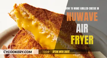 Making Grilled Cheese in a Nuwave Air Fryer