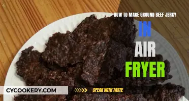 Air-Fryer Ground Beef Jerky: A Quick, Easy Treat