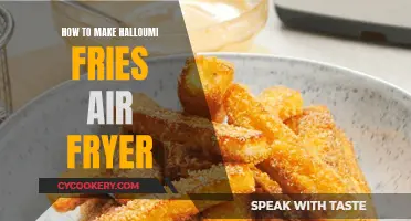 Air-Fryer Halloumi Fries: Crispy, Quick, and Easy!