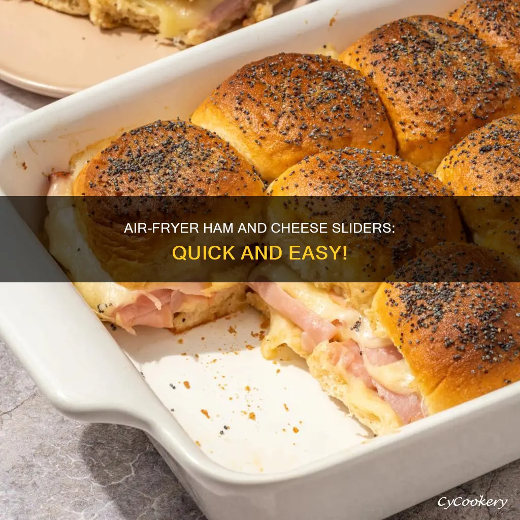 how to make ham and cheese sliders in air fryer