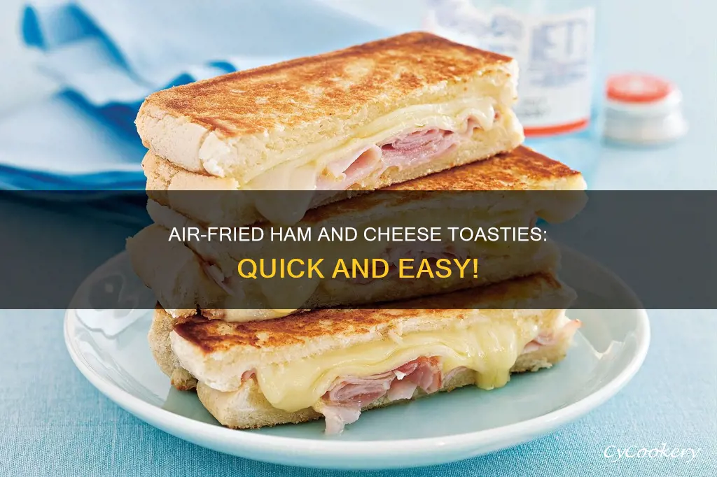 how to make ham and cheese toastie in air fryer