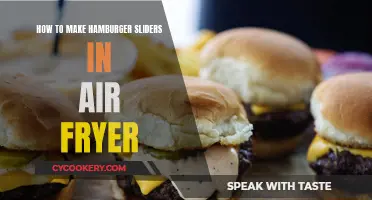 Air-Fryer Hamburger Sliders: Quick, Easy, and Delicious!