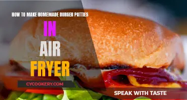 Air-Fryer Homemade Burger Patties: Quick, Easy, Juicy!