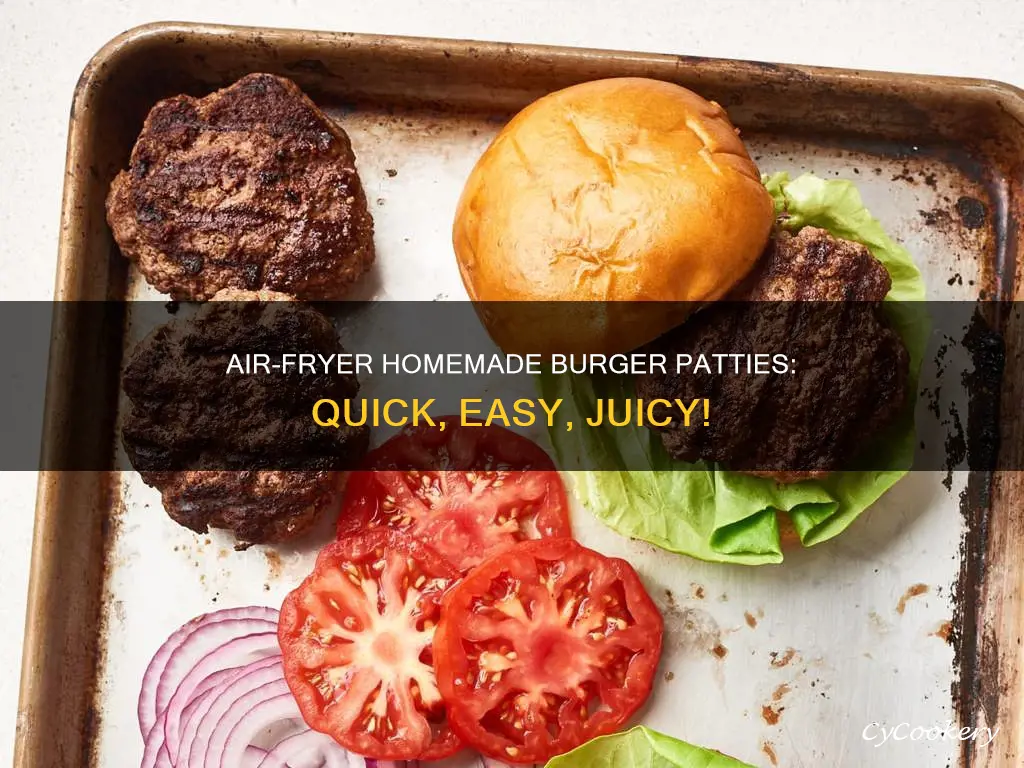 how to make homemade burger patties in air fryer