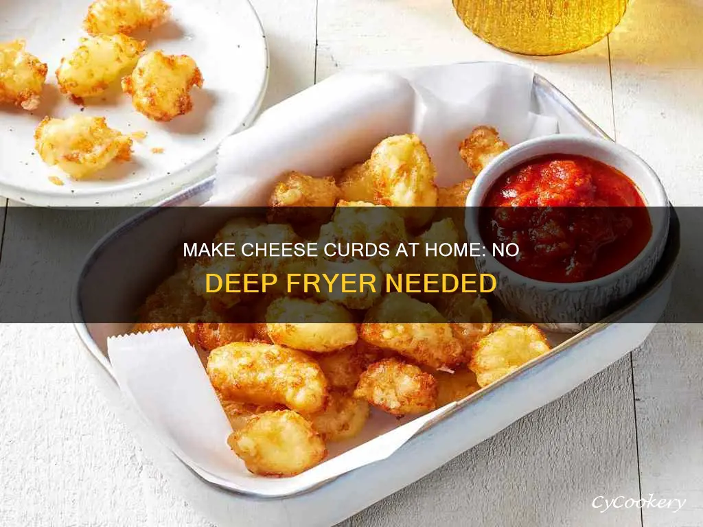 how to make homemade cheese curds without deep fryer