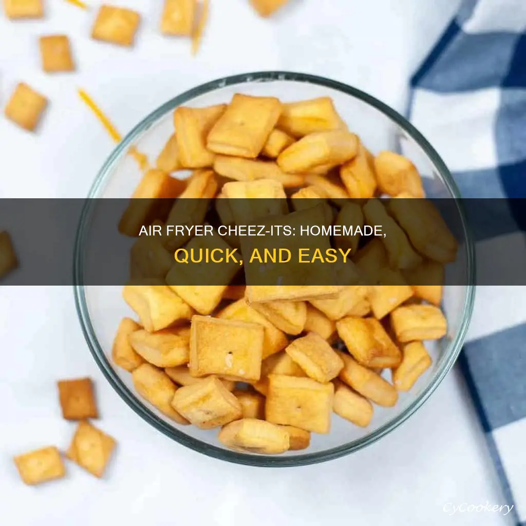 how to make homemade cheez its in air fryer