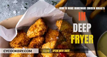 Deep-Frying Homemade Chicken Nuggets: A Tasty, Crispy Treat