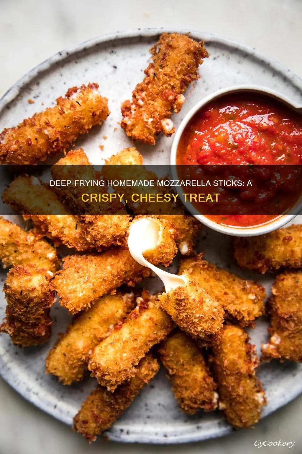 how to make homemade mozzarella sticks in a deep fryer