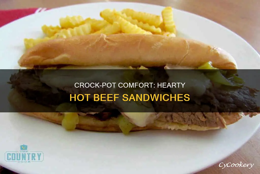 how to make hot beef sandwiches in crock pot