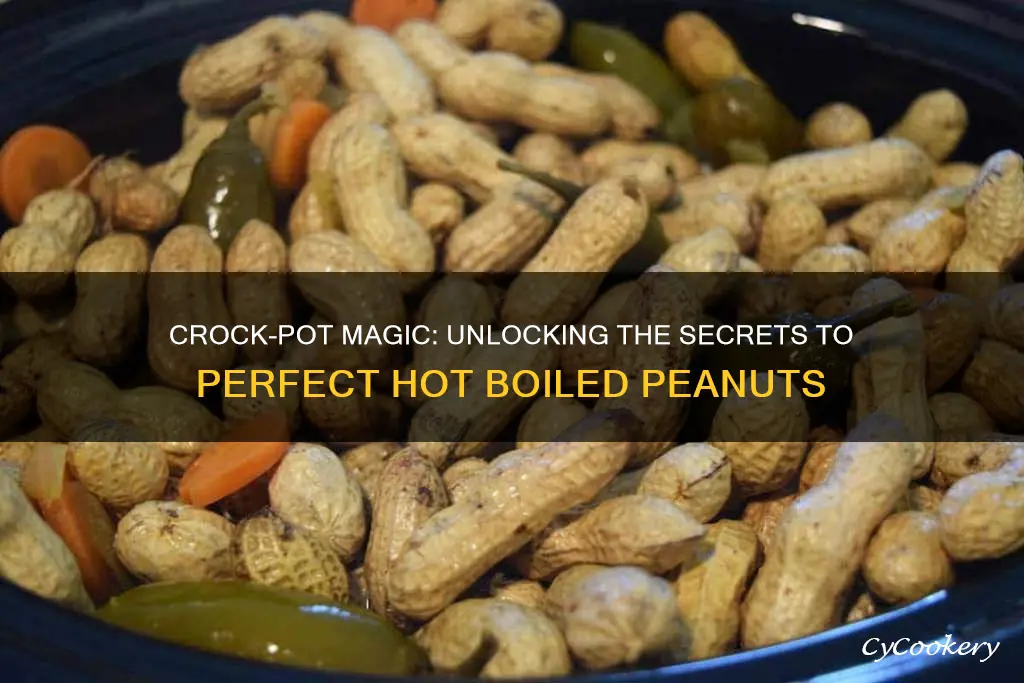 how to make hot boiled peanuts in a crock pot