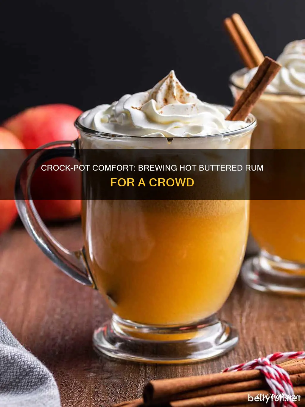 how to make hot buttered rum in a crock pot