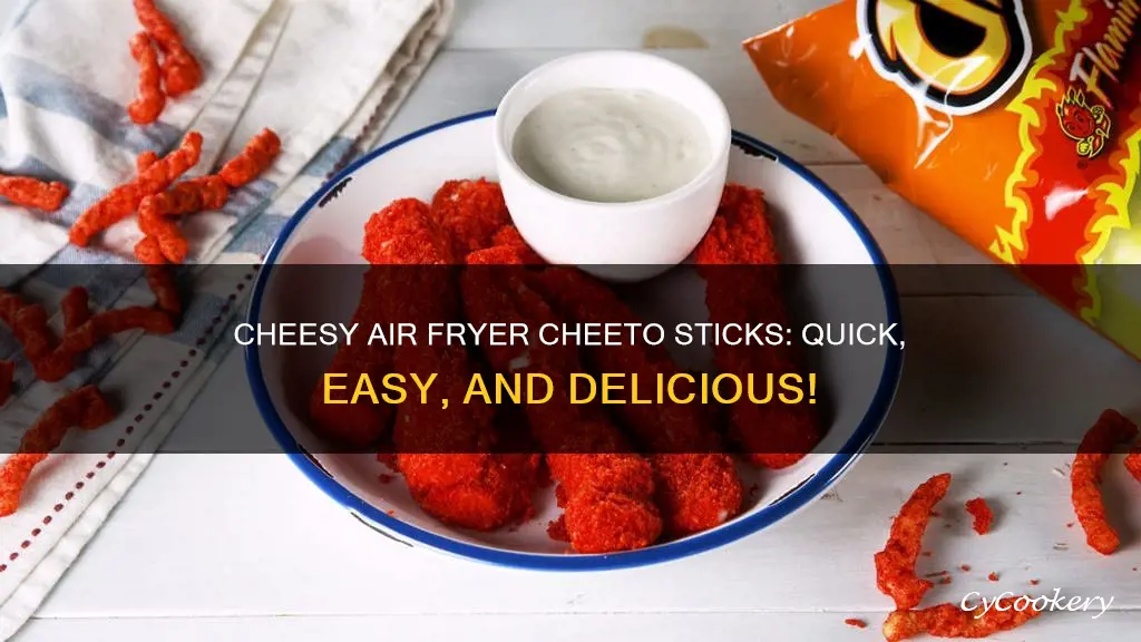 how to make hot cheeto cheese sticks in air fryer