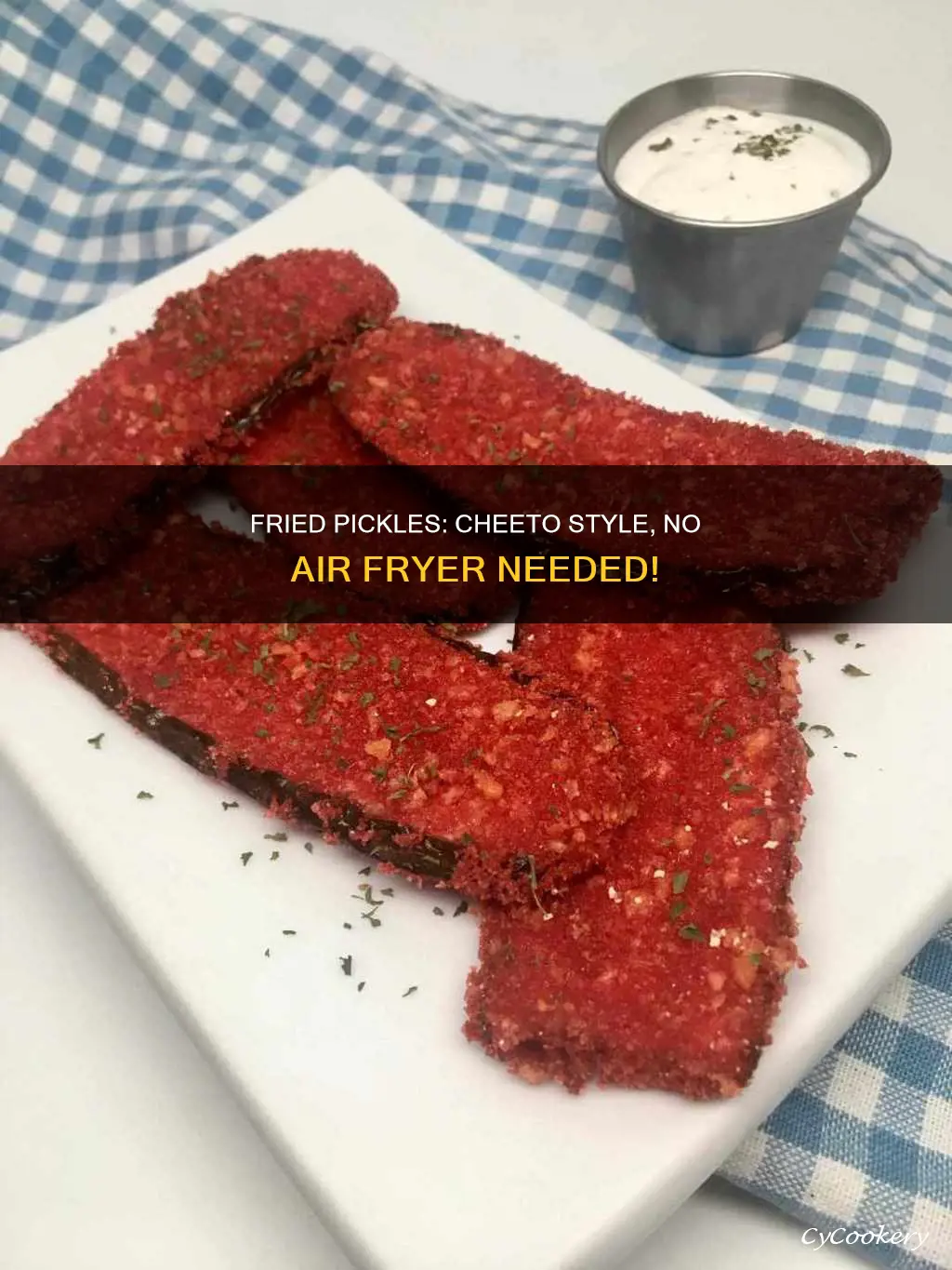 how to make hot cheeto fried pickles without air fryer