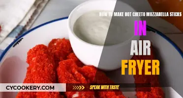 Air-Fryer Hot Cheeto Mozzarella Sticks: A Quick, Crispy Treat