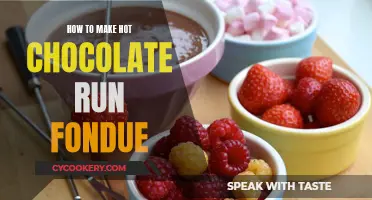 Creating a Decadent Hot Chocolate Fondue Fountain