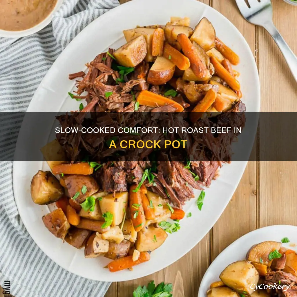 how to make hot roast beef in crock pot