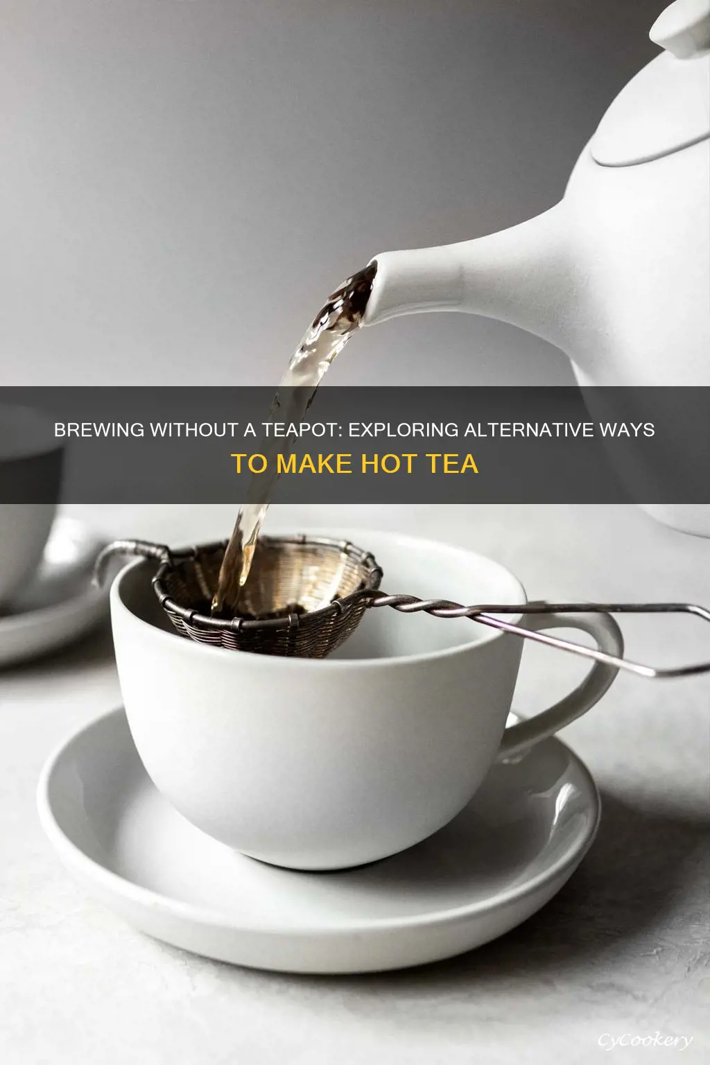 how to make hot tea without a pot