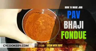 Pav Bhaji Fondue: Jain-Style Comfort Food