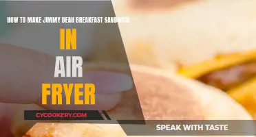 Air-Fryer Jimmy Dean Breakfast Sandwich: Quick and Easy!