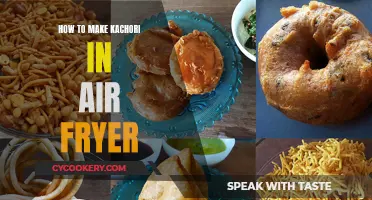 Air-Fried Kachori: A Quick, Crunchy Snack!