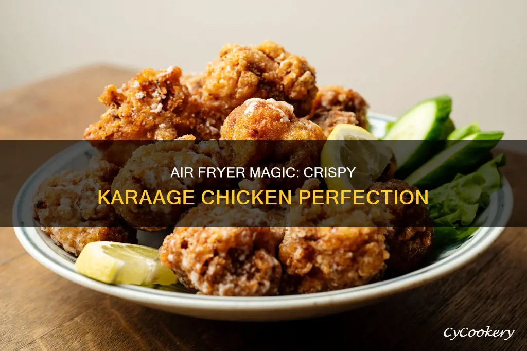 how to make karaage chicken with an air fryer