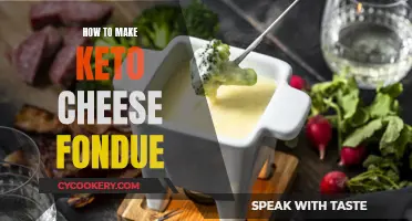 Cheese Fondue: A Keto Delight