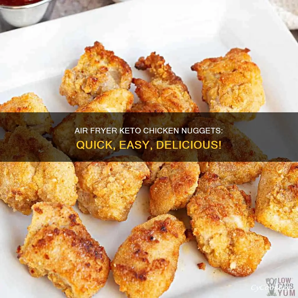 how to make keto chicken nuggets in air fryer