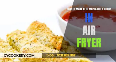 Air Fryer Keto Mozzarella Sticks: Crispy, Cheesy, and Delicious!