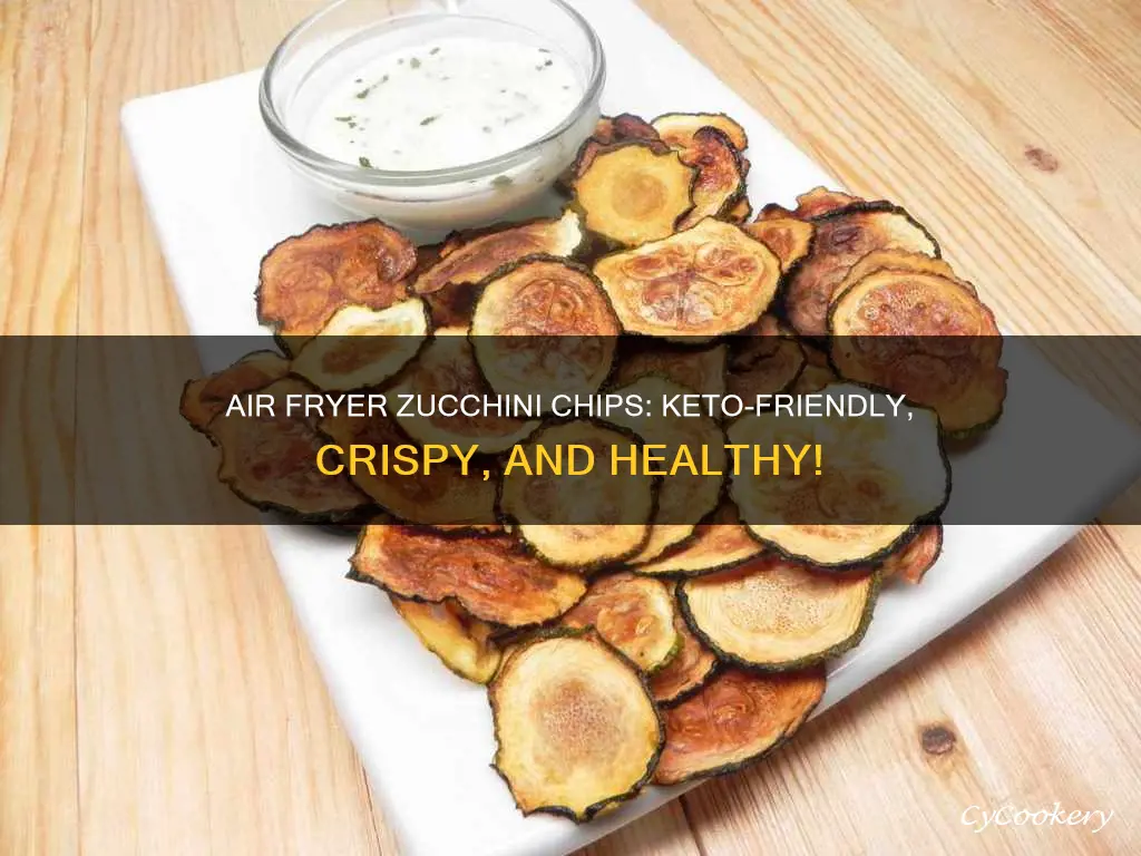 how to make keto zucchini chips in air fryer