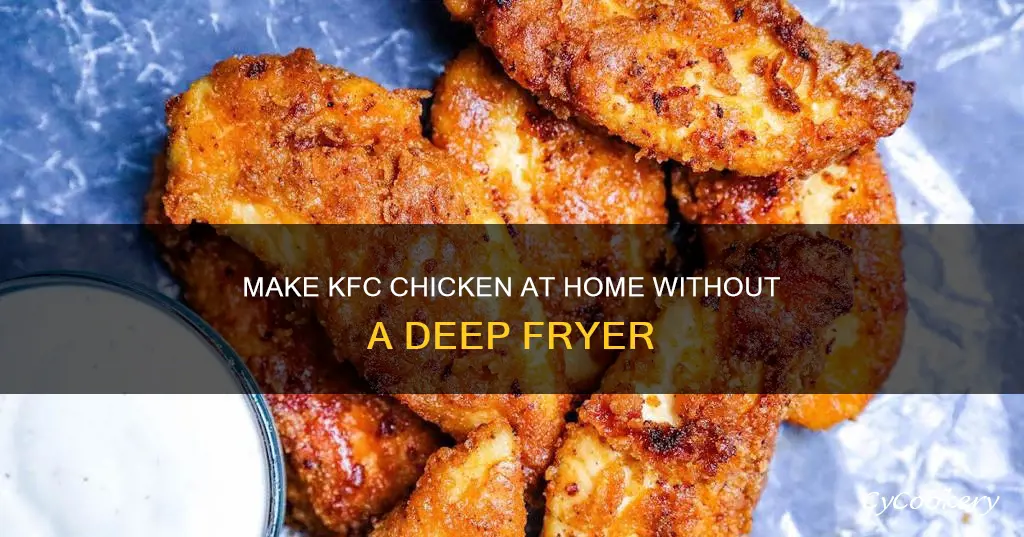 how to make kfc chicken without deep fryer