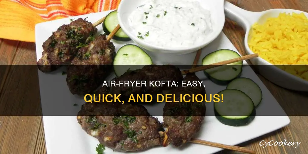 how to make kofta in air fryer