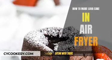 Air-Fried Lava Cake: A Quick, Easy Dessert Delight