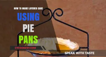 Creative Layered Cake Baking: Using Pie Pans for Unique Desserts